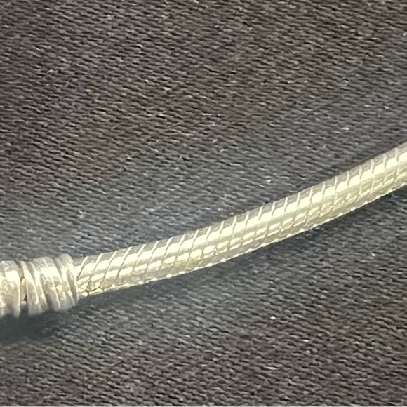 Pandora Moments Snake Chain Charm Bracelet Approx 7” - Picture 5 of 8